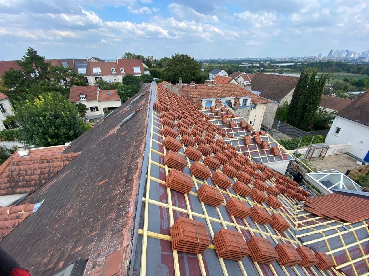 Changement de toiture